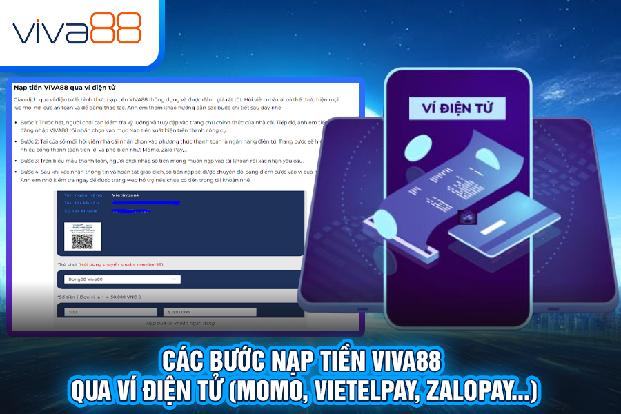 Nạp tiền qua ví điện tử
