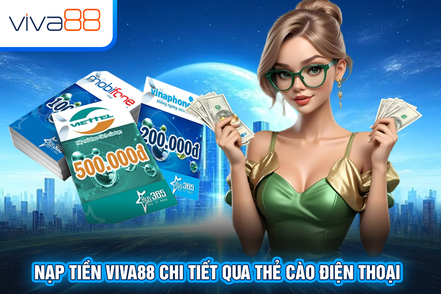 Nạp tiền Viva88 bằng thẻ cào điện thoại