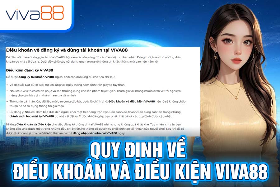 Quy Định Về Điều Khoản Và Điều Kiện Viva88